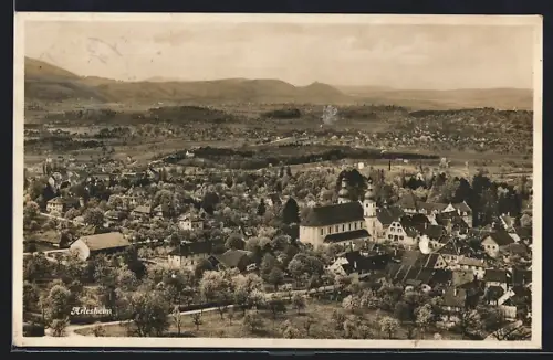 AK Arlesheim, Gesamtansicht aus der Vogelschau