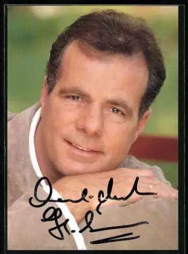 AK Musiker Heintje Simons in Kamera blickend, Autograph