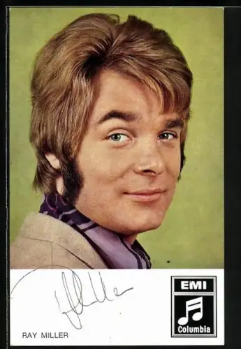 AK Musiker Ray Miller mit Autograph