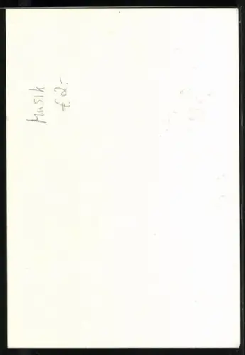 AK Musiker Julius Ebert am Keyboard, Autograph