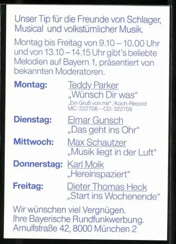 AK Musiker Teddy Parker in rotem Sakko, Autograph