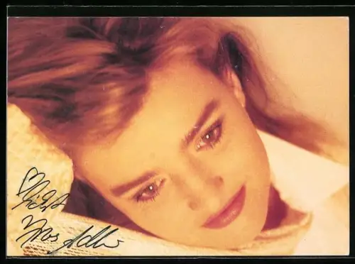 AK Musikerin Ines Adler mit Autograph