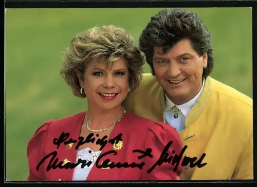 AK Musiker Marianne und Michael im Porträt, Autographen