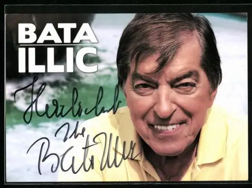 AK Musiker Bata Illic mit Autograph