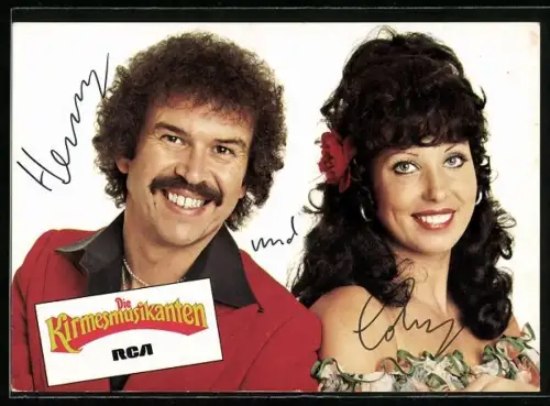 AK Musiker Die Kirmesmusikanten mit Autographen