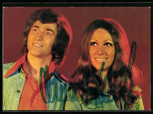 AK Musiker Nina & Mike im Porträt mit Autographen