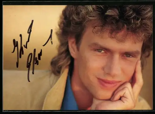 AK Musiker Kurt Elsasser im Porträt, Autograph