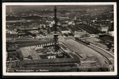 AK Berlin-Charlottenburg, der Funkturm auf dem Ausstellungsgelände
