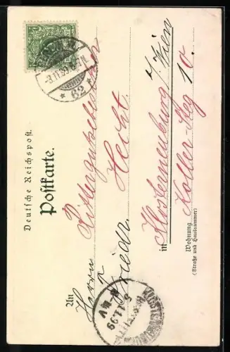 AK Gähnendes Gesicht