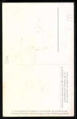 AK Mann in salzburger Tracht