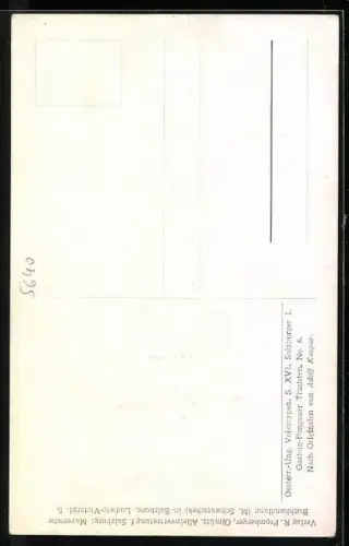 AK Gastein-Pongauer Jäger in Tracht