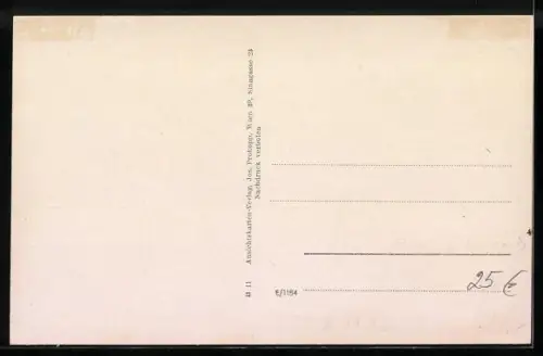 AK Unterpullendorf, Ortsansicht aus der Vogelperspektive
