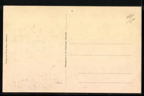 AK In Erbfolge, vier Generationen der Wittelsbacher-Dynastie, Prinzregent Luitpold