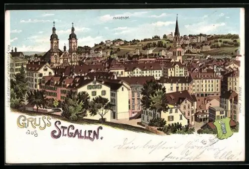 Lithographie St. Gallen, Panorama