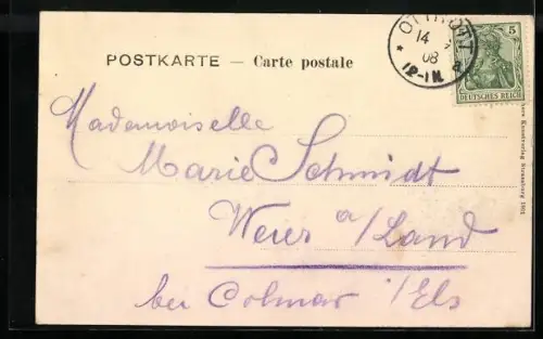 AK Odilienberg, St. Jakobs-Hotel mit Garten