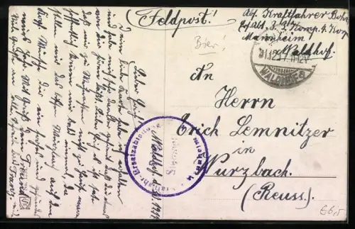 Künstler-AK Ernst Schlemo: Was Limonadn sauft er, der gräusliche Uhu