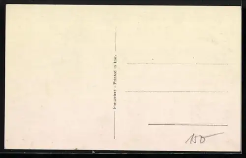 AK Hochzeitspaar Prinzesssin Maria José und Prinz Umberto, Maiglöckchen, Engel