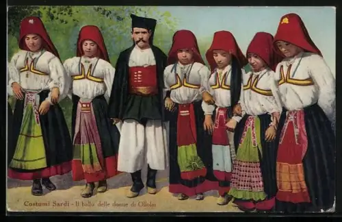 AK Ollolai, Costumi Sardi, Il ballo delle donne di Ollolai