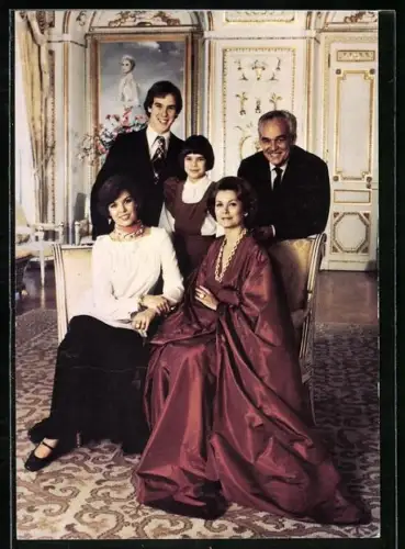 AK Fürst von Monaco mit Gracia Patricia und Kindern