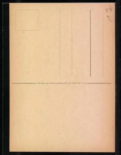 AK Berlin, Schusterjunge läuft und schaut auf den Berliner Bär