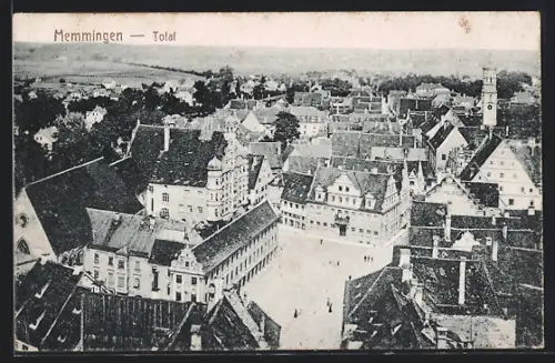 AK Memmingen, Gesamtansicht der Stadt