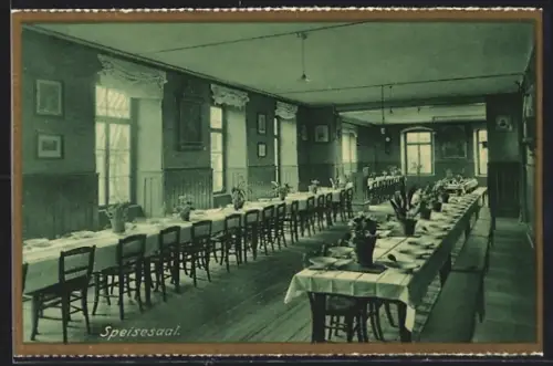 AK Rastatt, Erzbischöfliches Gymnasial-Konvikt St. Bernhard, Speisesaal