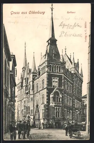 AK Oldenburg / Gr., Rathaus