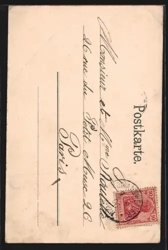 AK Oldenburg / Gr., Strassenblick auf das Rathaus