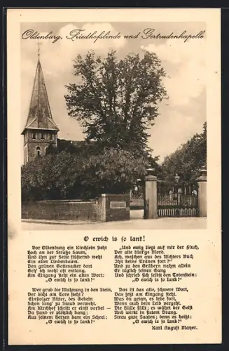 AK Oldenburg / Gr., Friedhofskirche, Gertrudenkapelle