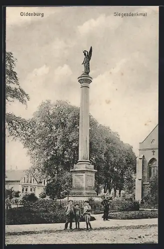 AK Oldenburg / Gr., Siegesdenkmal