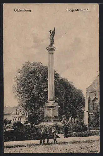 AK Oldenburg / Gr., Siegesdenkmal