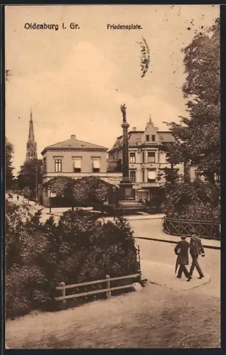 AK Oldenburg i. Gr., Friedensplatz