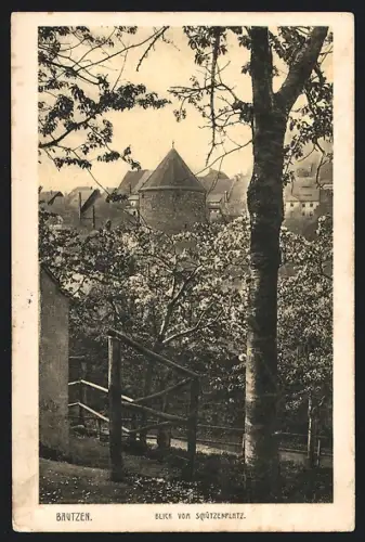 AK Bautzen, Blick vom Schützenplatz