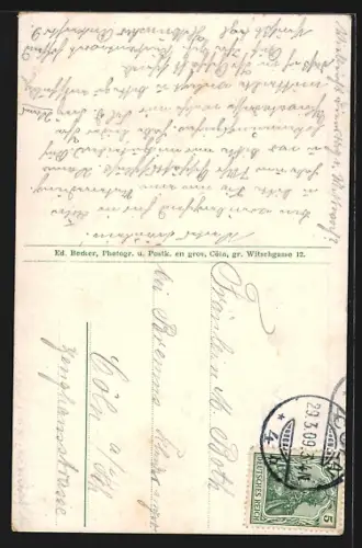 AK Köln, Denkmal Jean vom Wertt. auf dem Altmarkt