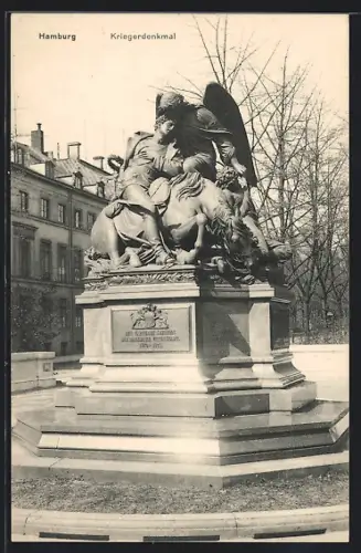 AK Hamburg-Neustadt, Kriegerdenkmal