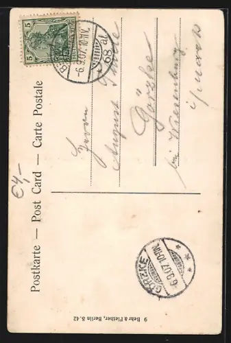 AK Berlin, Palais Kaiser Wilhelm I. und Universität Unter den Linden