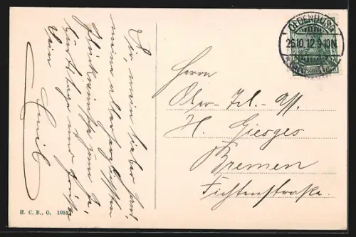 AK Oldenburg / Gr., Cäcilienplatz im Rosenfloor