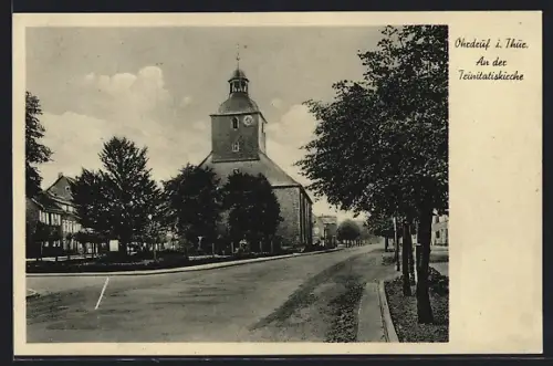 AK Ohrdruf i. Thür., Partie an der Trinitatiskirche