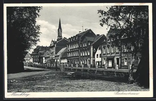 AK Münchberg, Partie in der Lindenstrasse