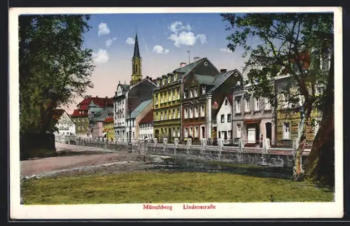 AK Münchberg, Blick in die Lindenstrasse
