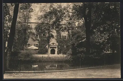 AK Weissdorf /Obf., Villa mit Garten
