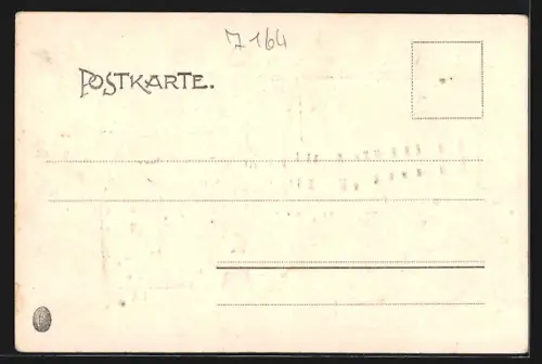 AK Obersontheim, Samariterstift aus der Vogelschau