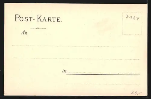 Künstler-AK Obersontheim /Württbg., Teilansicht mit Feldern