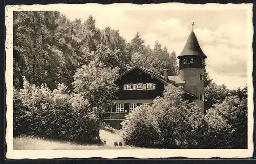 AK Sparneck i. Fichtelgeb., Hotel Heimatliebe