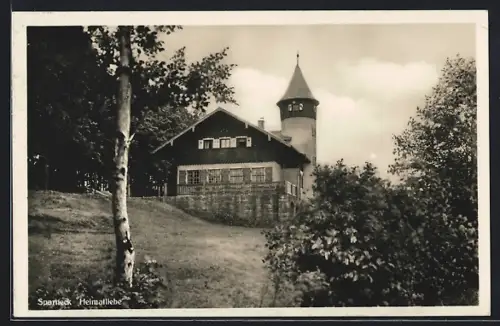 AK Sparneck, Gasthaus Heimatliebe