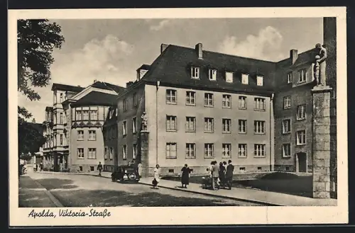 AK Apolda, Viktoria-Strasse