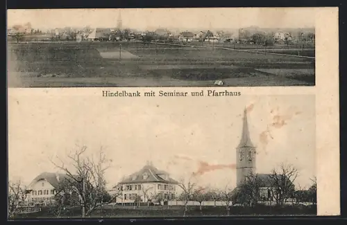 AK Hindelbank, Gesamtansicht, Seminar und Pfarrhaus