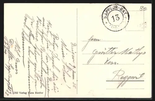 AK Ersigen, Blick auf den Dorfplatz