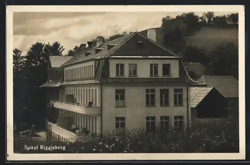 AK Riggisberg, Blick zum Spital Riggisberg