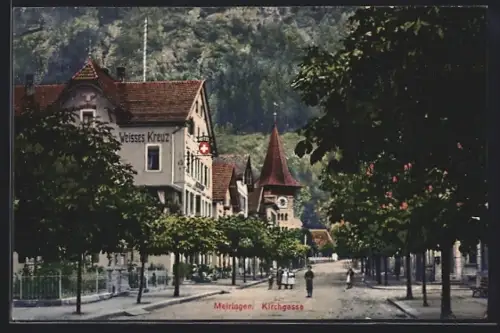 AK Meiringen, Partie in der Kirchgasse